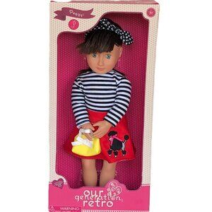New in Box Our Generation 18" Retro Doll-Peggy Brunette